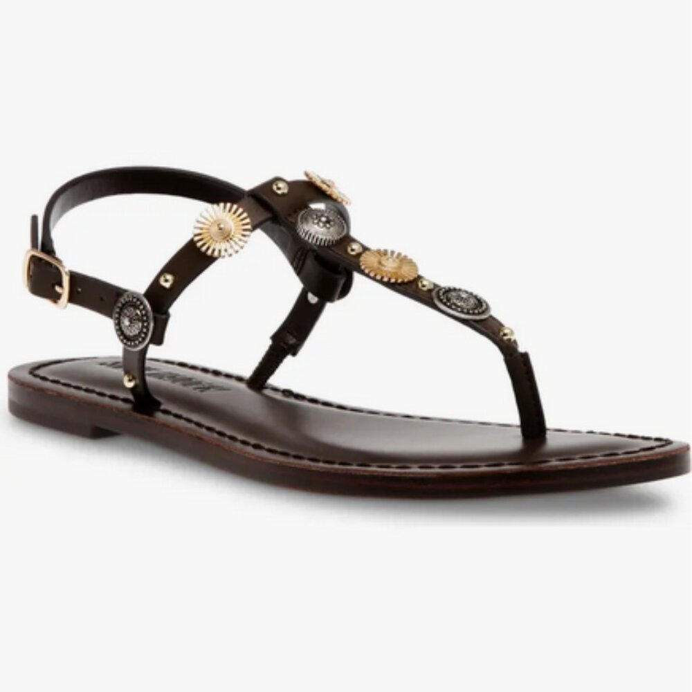 NEW IN BOX - Steve Madden Romie T-Strap Flat Sandals